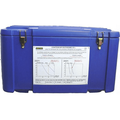 Conteneur isothèrme 55 litres - bac isothèrme