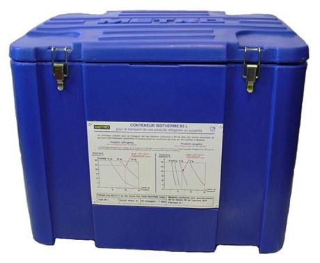 conteneur isotherme 85 litres - bac isothèrme pour transport 